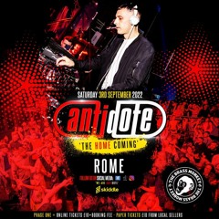 Antidote The Home Coming 3rd September @ The Brass Monkey Warrington - Rome (Power Hour)