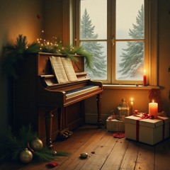 While the Christmas angels sing.