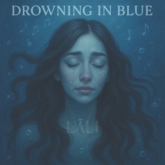 drowning in blue