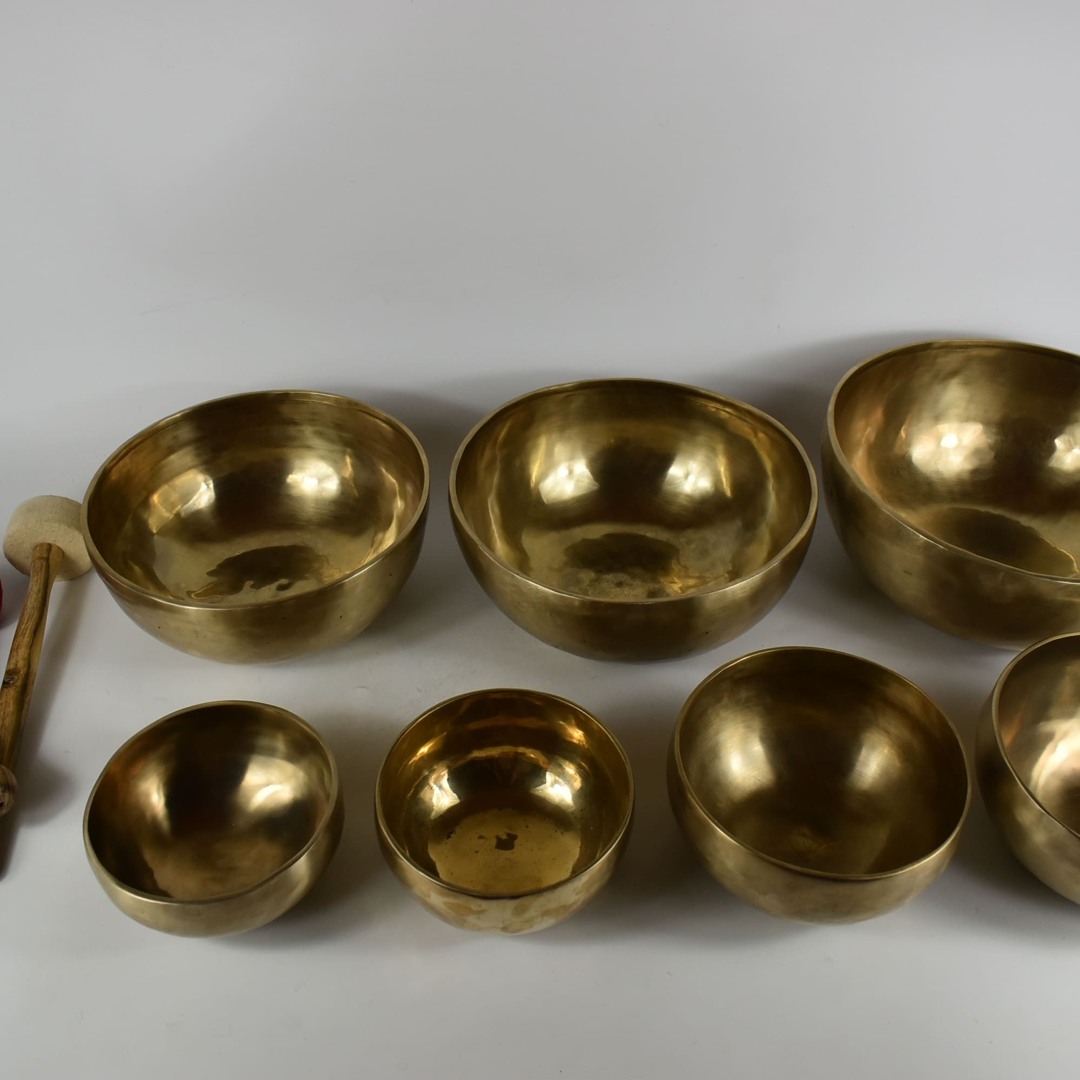 Klangschalen Chakra 7er Set matt 9,3 Kg