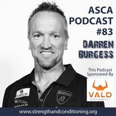 ASCA Podcast #83 - Dr. Darren Burgess