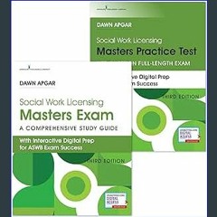 #^R.E.A.D ⚡ Social Work Licensing Masters Exam Guide and Practice Test Set: Print + Online 2022/20