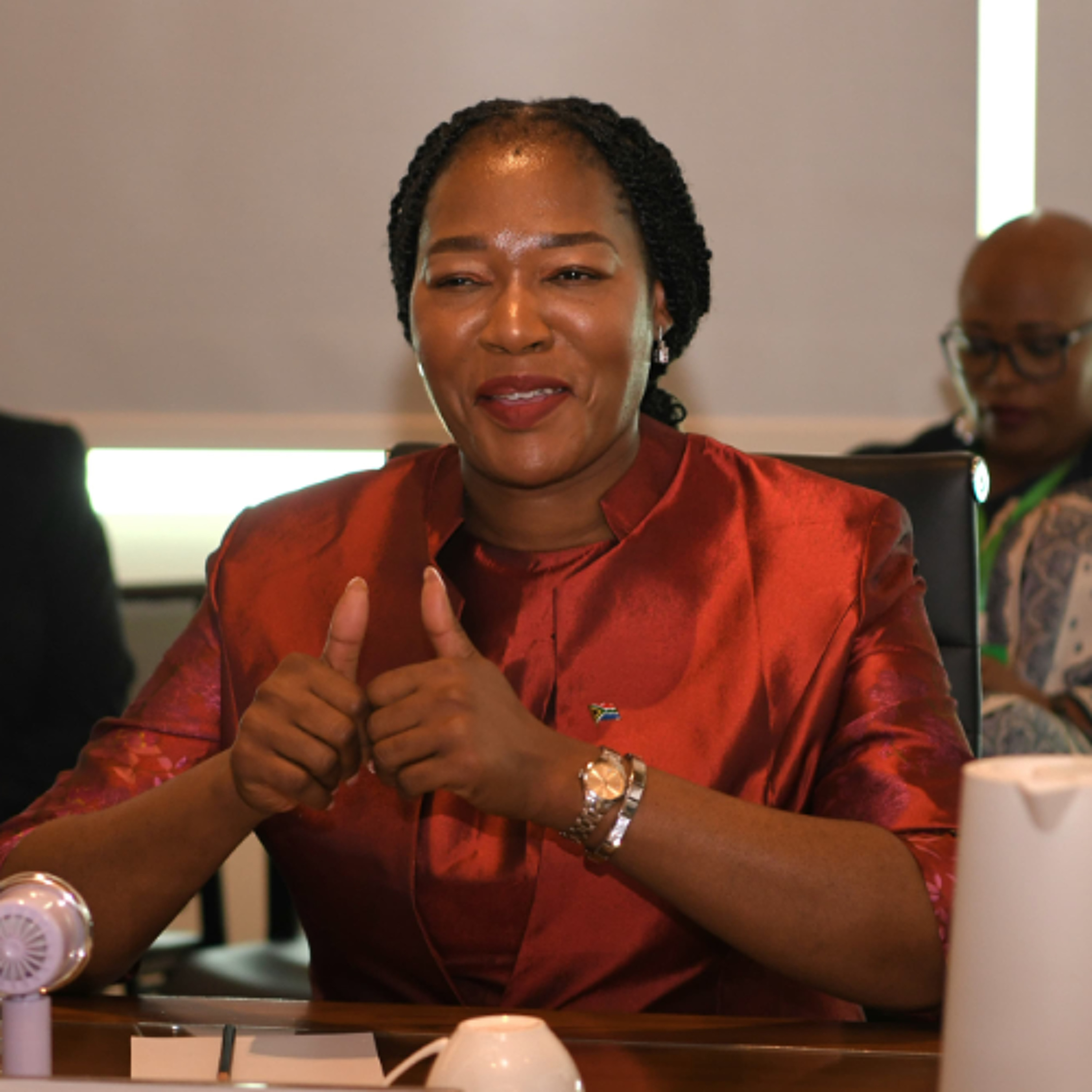 International Relations and Cooperation Deputy Minister Thandi Moraka speaking to Ubuntu Radio upon her conclusion of her working visit to Singapore,