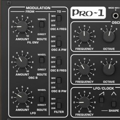 Behringer Pro One sequence test