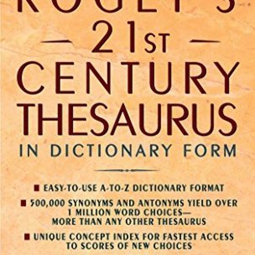 Roget's 21st Century Thesaurus