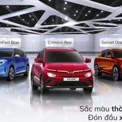 Bảng giá xe ô tô điện VinFast mới nhất, VFe34, VF 8, VF 9,VF 5 plus