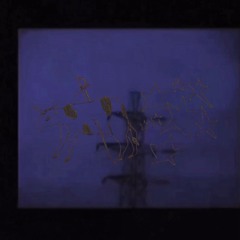 a hazey blue void.