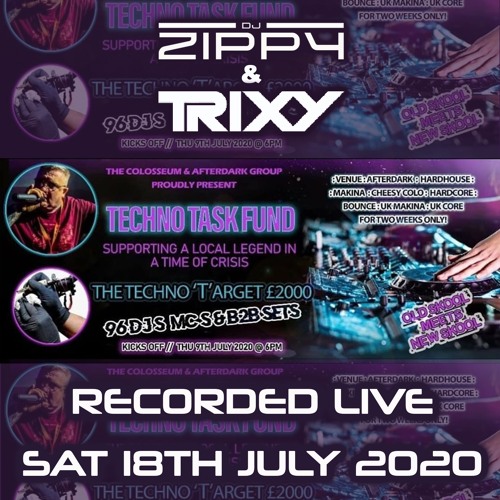 Techno Task Fund Live Stream - Zippy & Trixy - 18.7.2020
