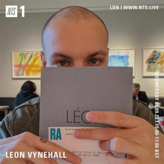 Leon Vynehall on NTS Radio: Covering For Moxie (09.09.20)