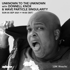 Unknown To The Unknown with Donnell Knox & Wave Particle Singularity - 05 September 2021