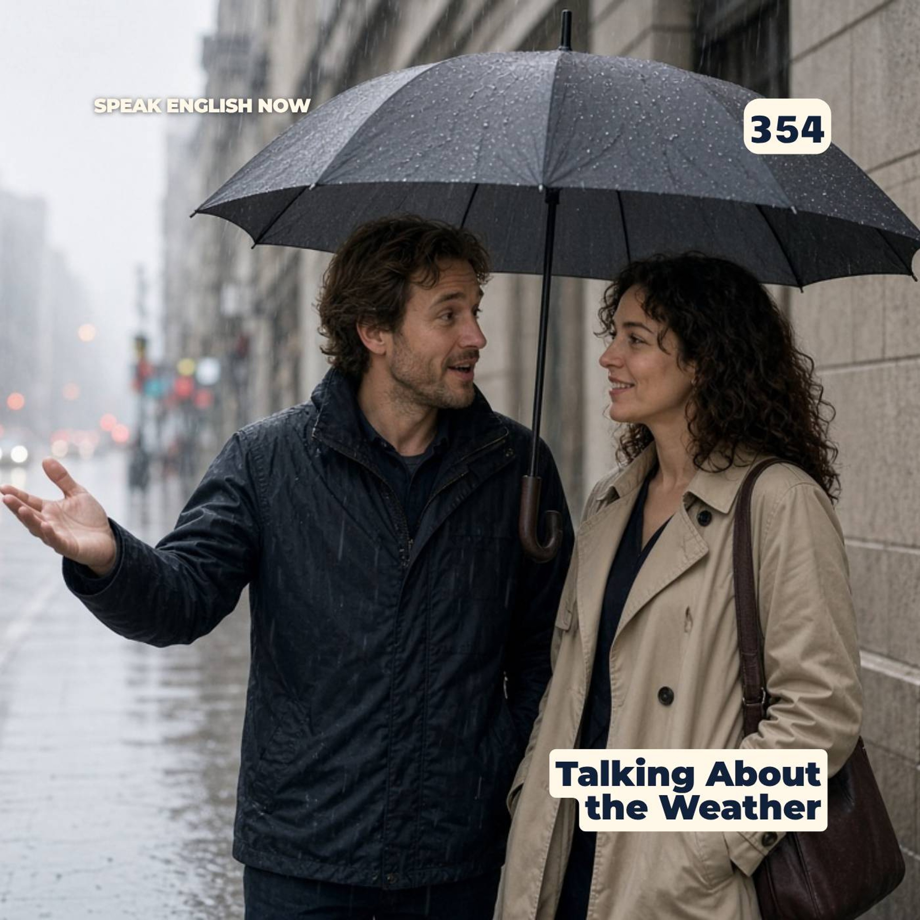 #354 Talking About the Weather English episode artwork