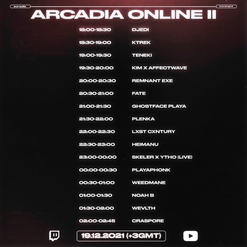 ARCADIA ONLINE 2 MIX | Kim x Affectwave