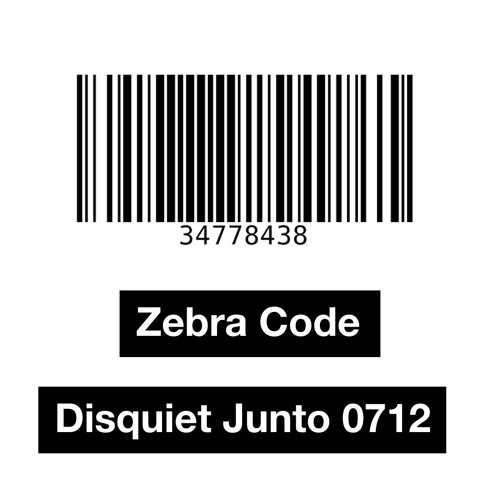 Disquiet Junto Project 0712: Zebra Code