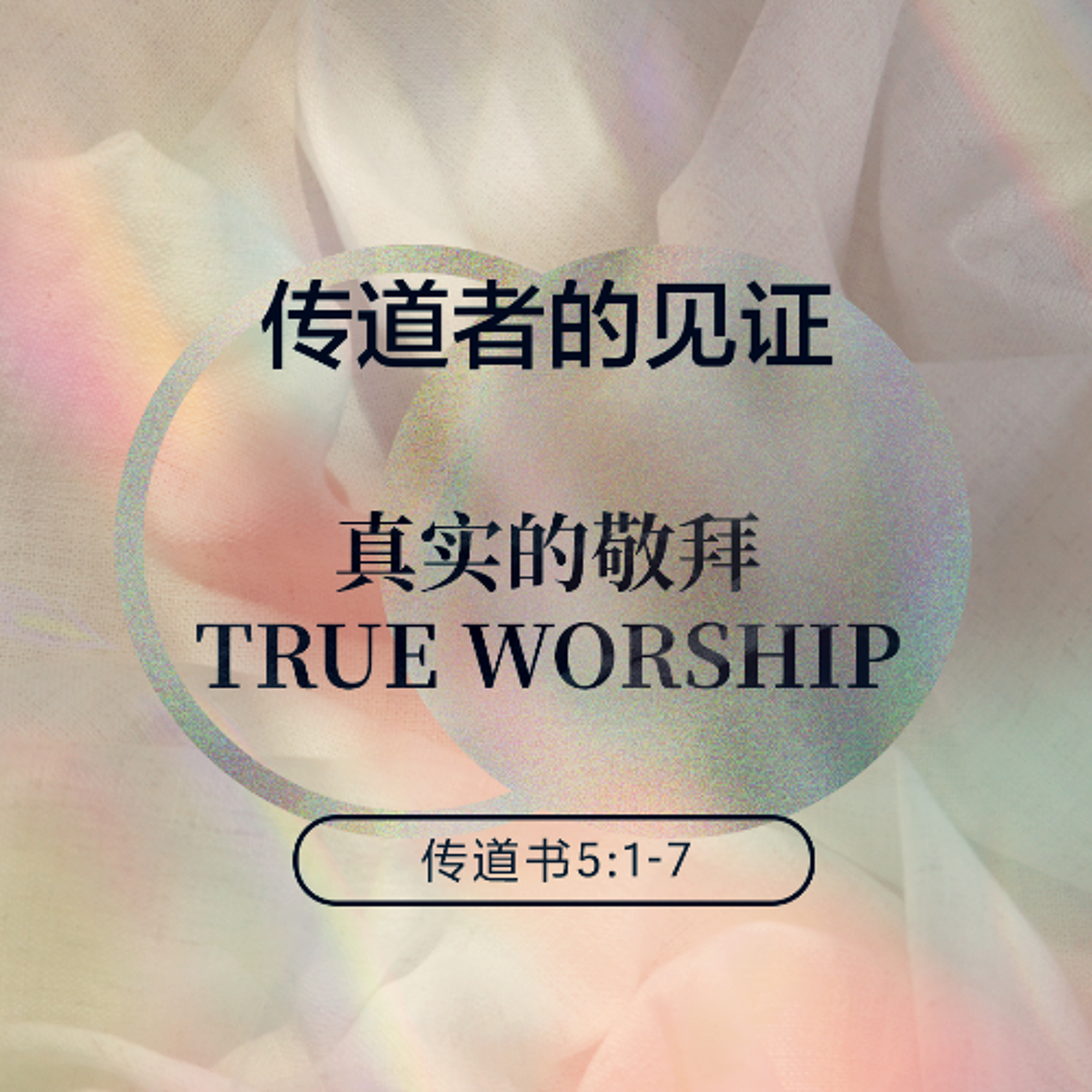 02/08/2026 【传道者的见证】真实的敬拜（传 5:1-7） —— 王唯权 牧师