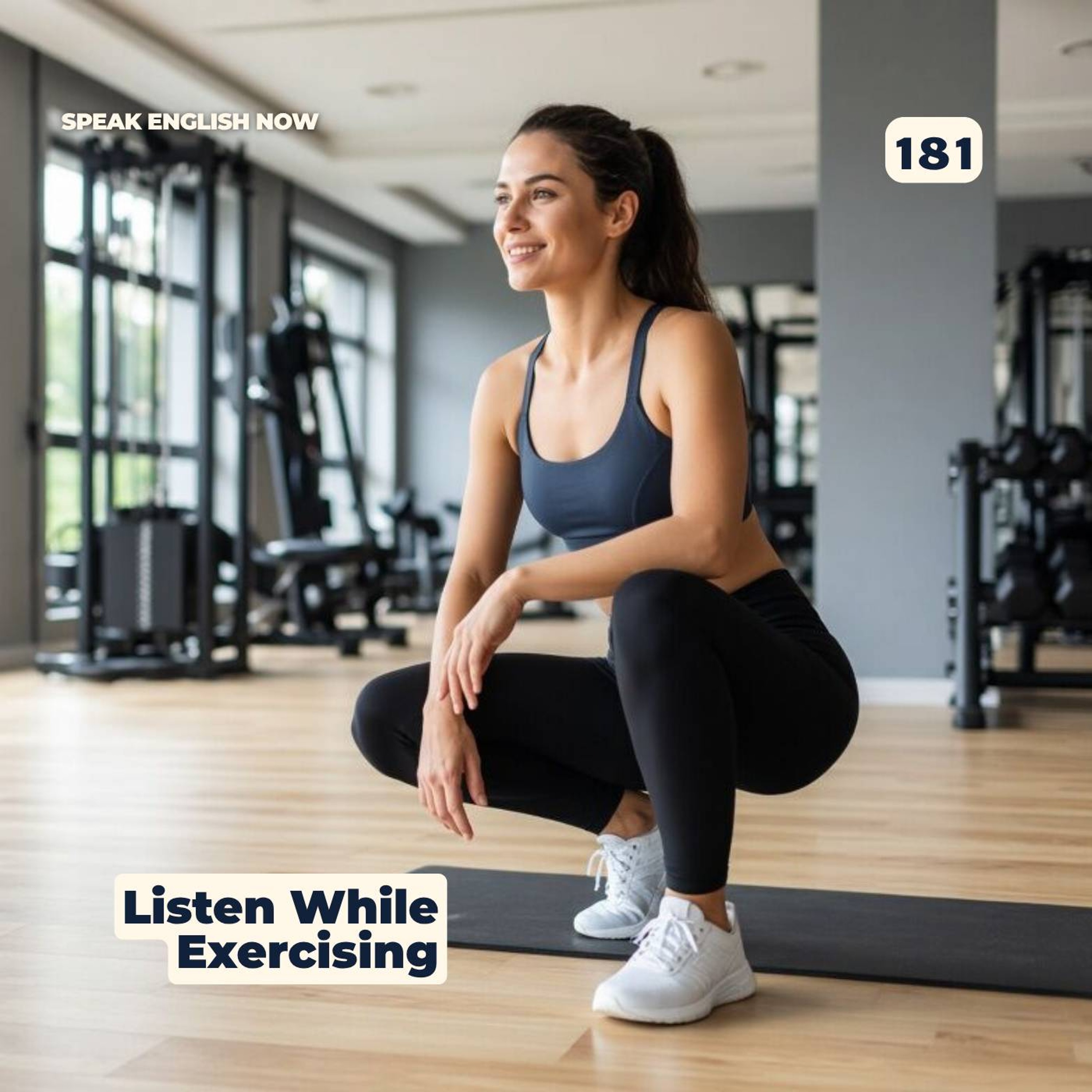 #181 Listening to podcasts in English while exercising episode artwork