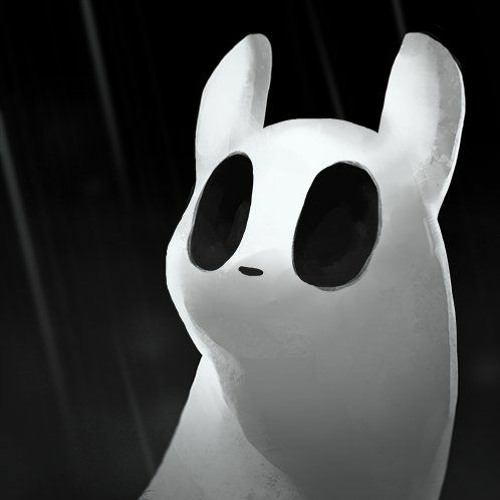 White Moonlight - Rain World Game Inspired Original.