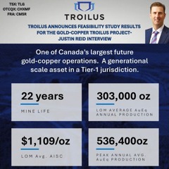 TROILUS ANNOUNCES FEASIBILITY STUDY RESULTS - INTERVIEW WITH CEO, JUSTIN REID