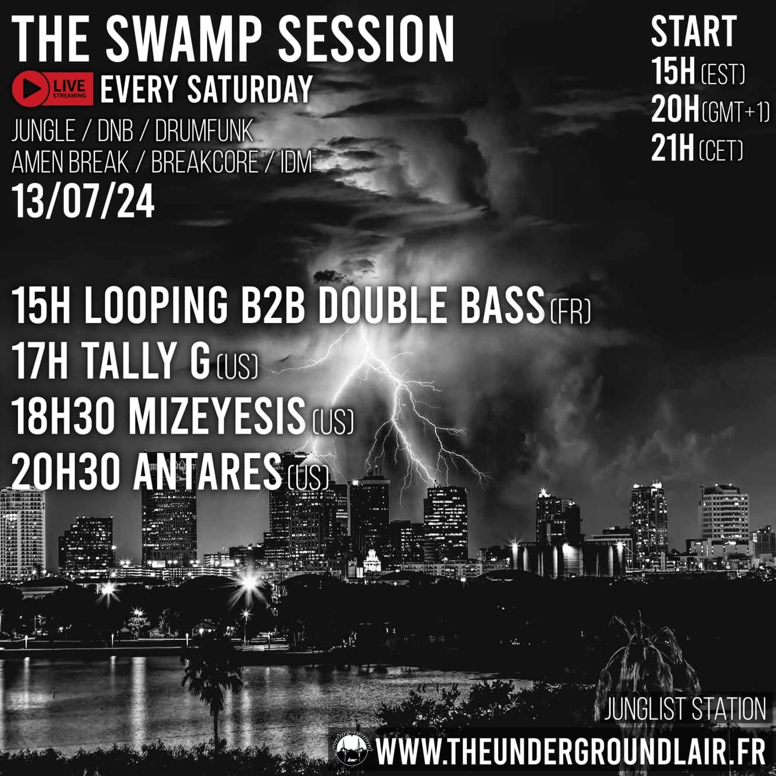 Antares LIVE On The Underground Lair THE SWAMP SESSION 13.7.2024 episode artwork