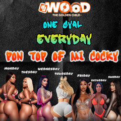 ONE GYAL EVERYDAY PON TOP OF MI COCKY (BALANCE) DJ WOOD REFIX