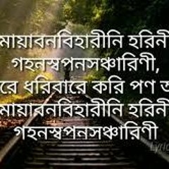 মায়াবন বিহারিনী হরিণী - রবীন্দ্র সঙ্গীত