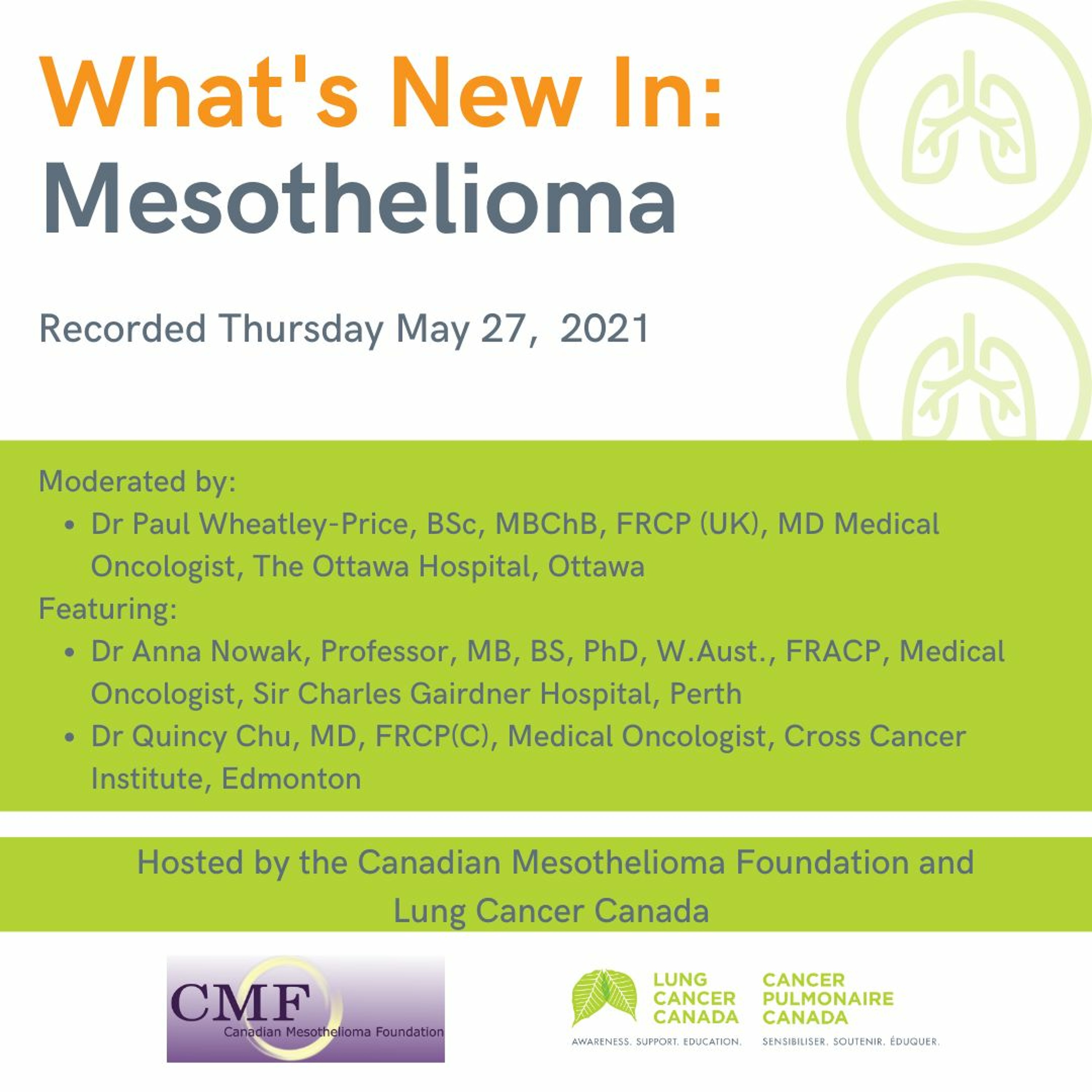 Ep 42. What's New In: Mesothelioma episode artwork