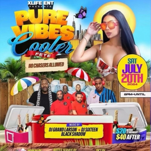 XLIFE PURE VIBES COOLER - BLK SHADOW - DJ 16 - DJ LARSON