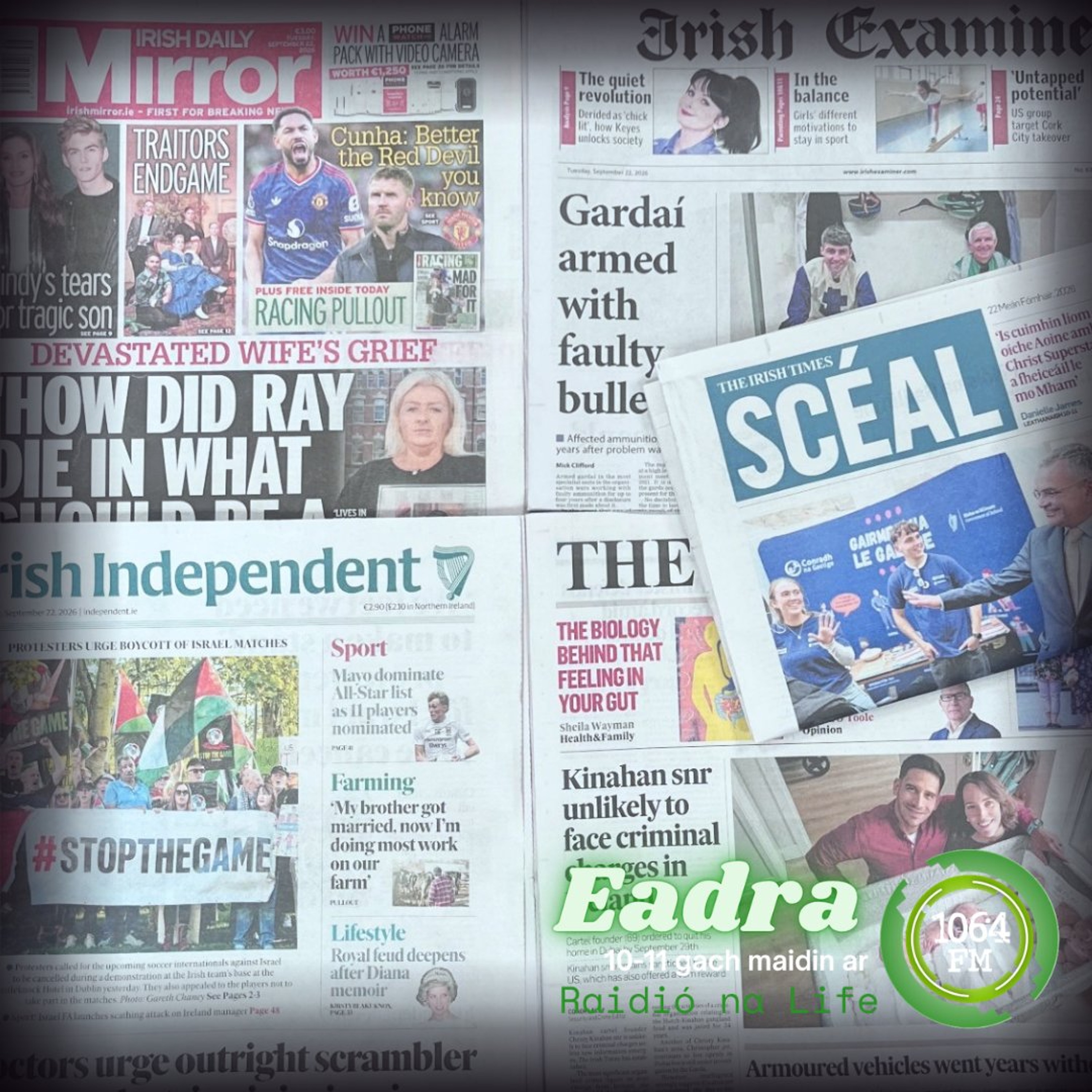 Nuachtáin na Máirt - 22 Meán Fómhair 2026