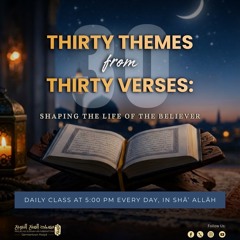 Thirty Themes from Thirty Verses: Shaping the Life of the Believer