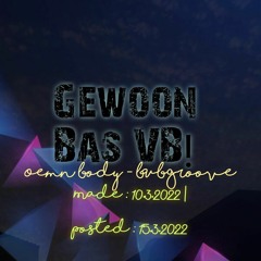 Oemn body - BVBGroove (Audio) | GewoonBasVB!