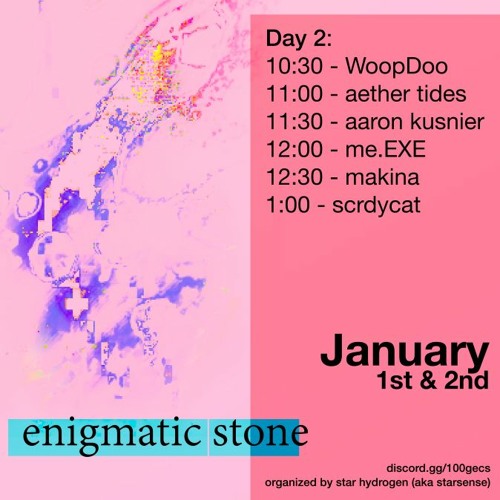 me.EXE @ enigmatic stone new years day 2021
