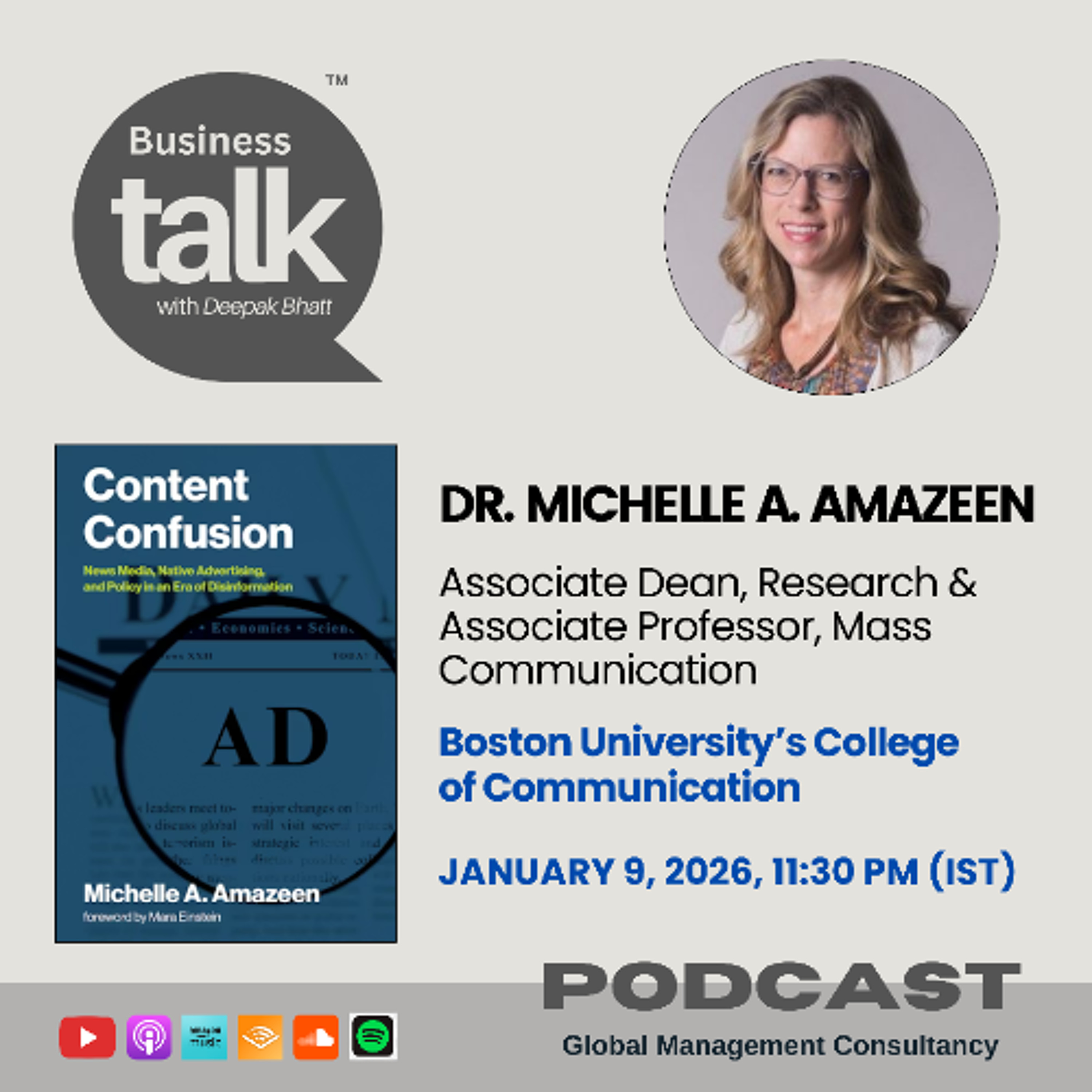 Is Your News Actually an Ad? Dr. Michelle Amazeen Explains Content Confusion episode artwork