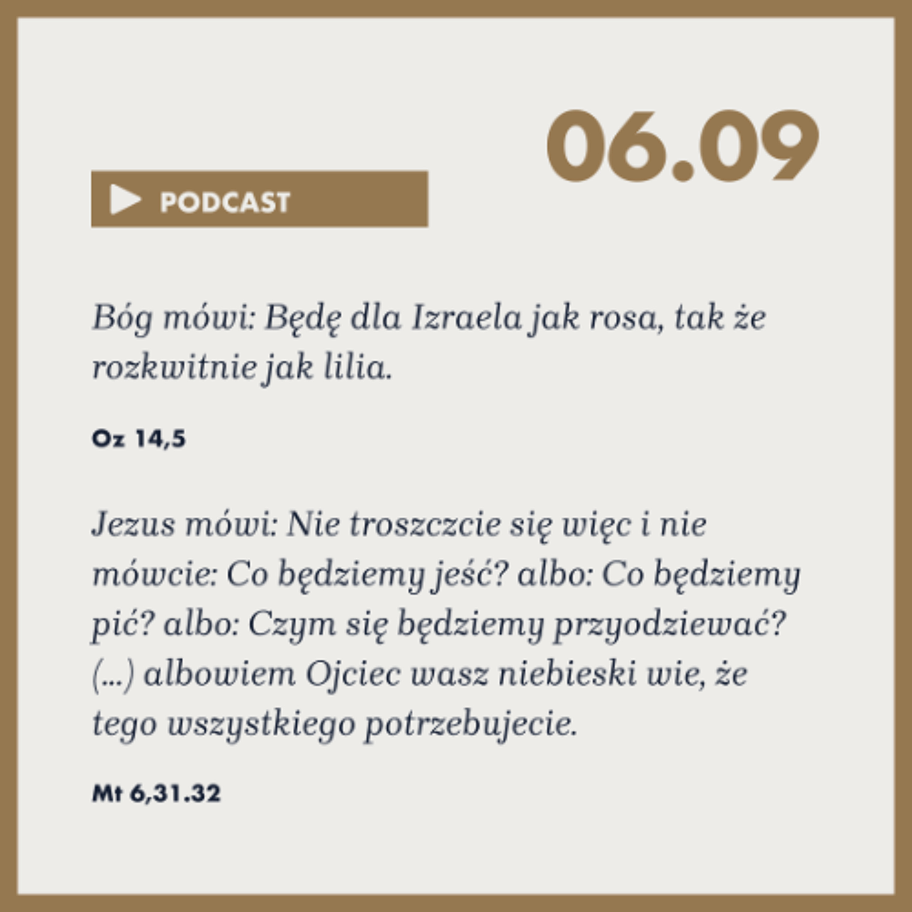 Poranek ze Słowem na 6 września 2025 episode artwork