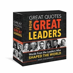Download pdf 2023 Great Quotes From Great Leaders Boxed Calendar: 365 Inspirational Quotes From Lead