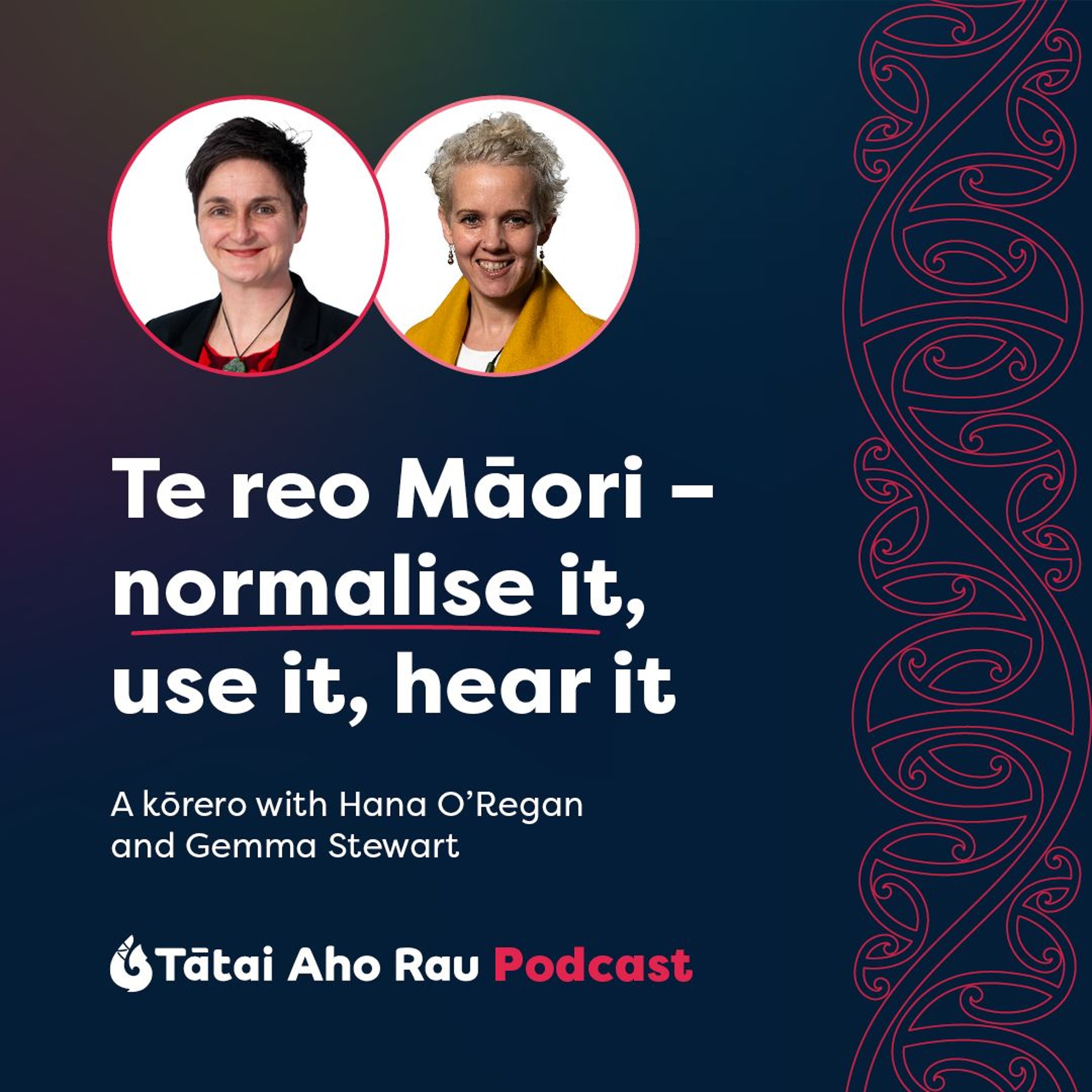 Te reo Māori - normalise it, use it, hear it - kōrero with Gemma Stewart and Hana O’Regan episode artwork