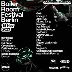 Octave One | Boiler Room Festival Berlin: Boiler Room x Refuge Worldwide