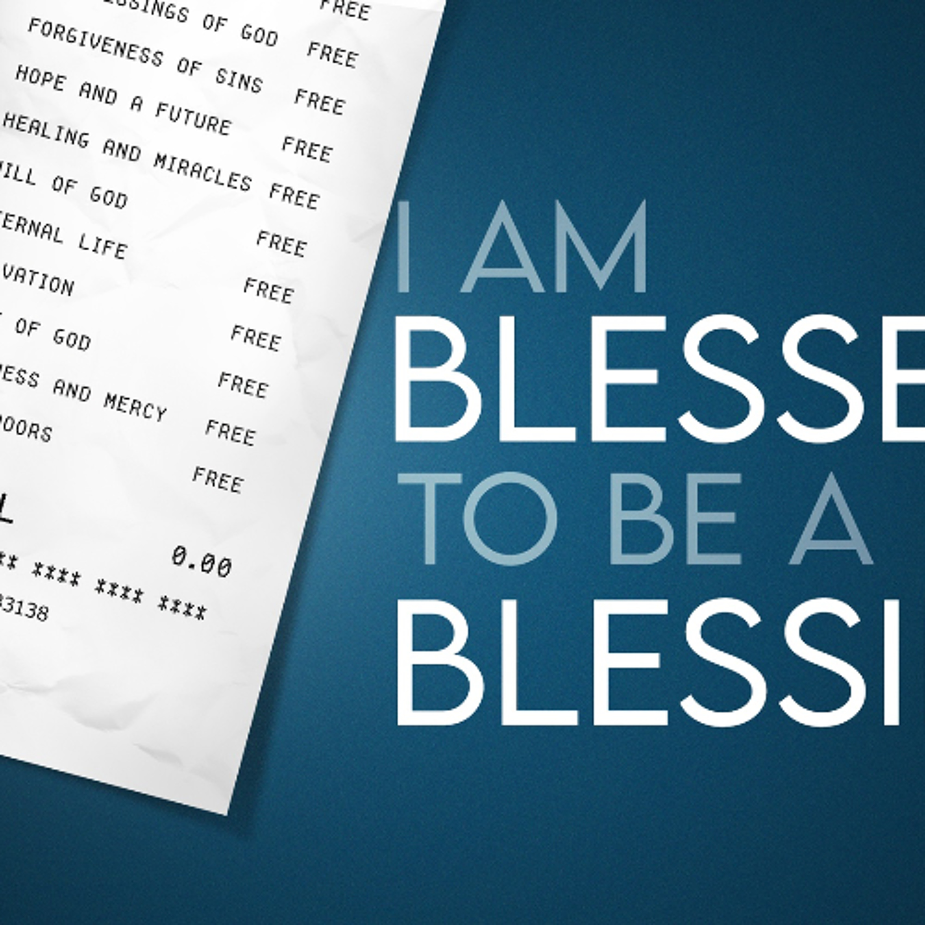 Pastor David R Meyer - I am Blessed to be a Blessing