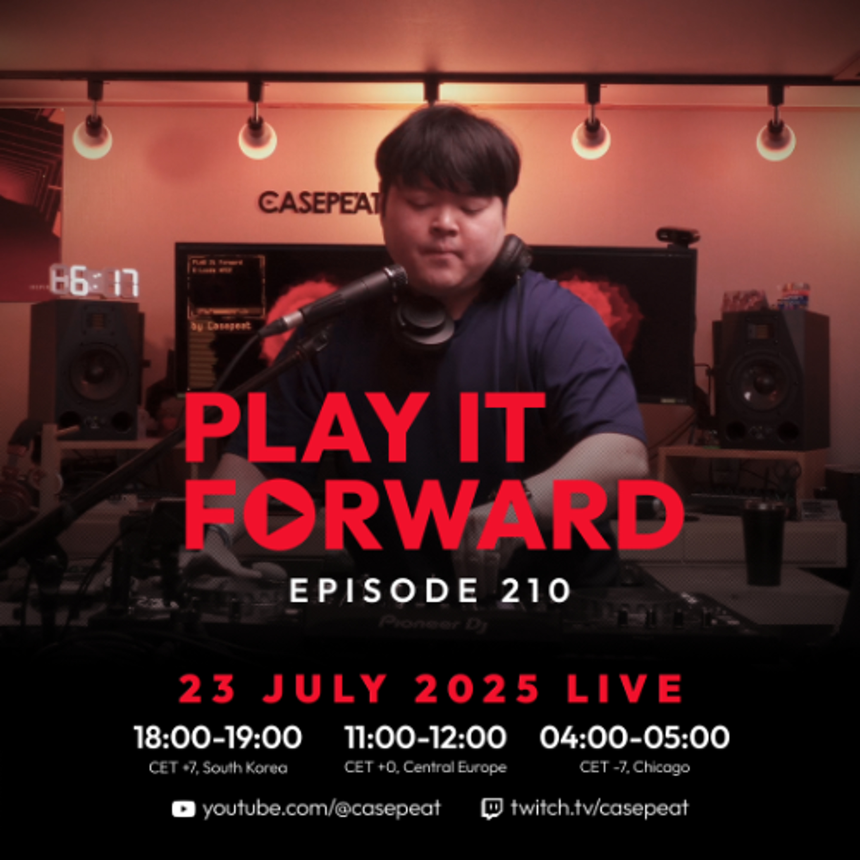 Play It Forward Ep. 210 [Trance & Progressive] by Casepeat - 07/23/25 LIVE episode artwork