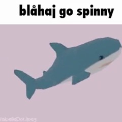 blåhaj go spinny