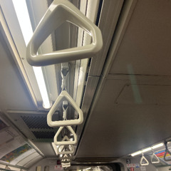 Dans le Monorail à Tokyo