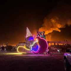 Doin' Us - BurningMan 24 - Dusty Delight Sunset Art Tour