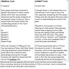 -[ANNOUNCEMENT]- change of plans