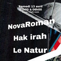 Le Natur in the dark (live in Darkroom Club Neuchâtel 13.04.24)