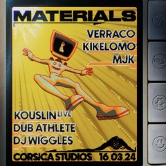Dub Athlete closing set for Materials at Corsica Studios, London