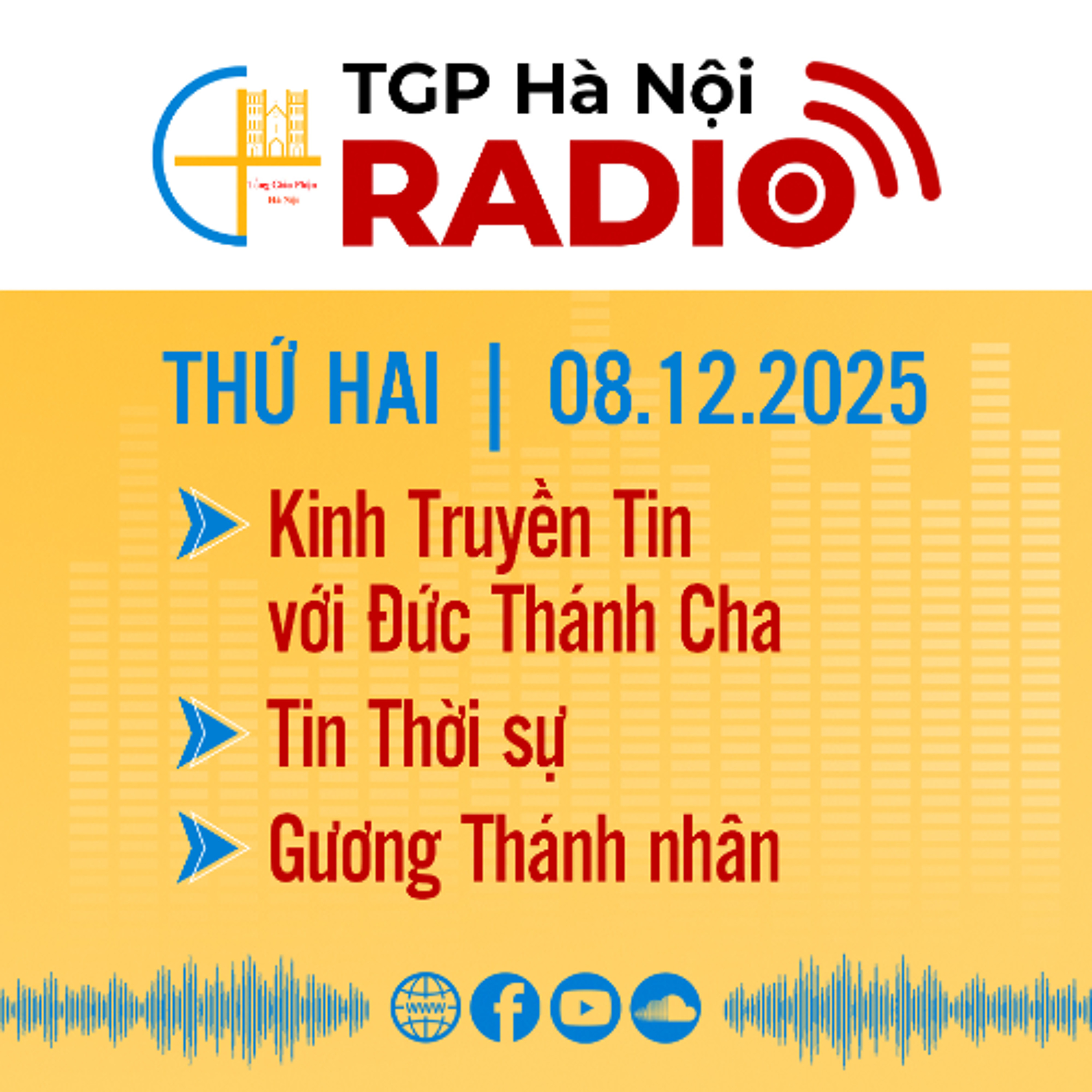 Thứ Hai ngày 08/12/2025