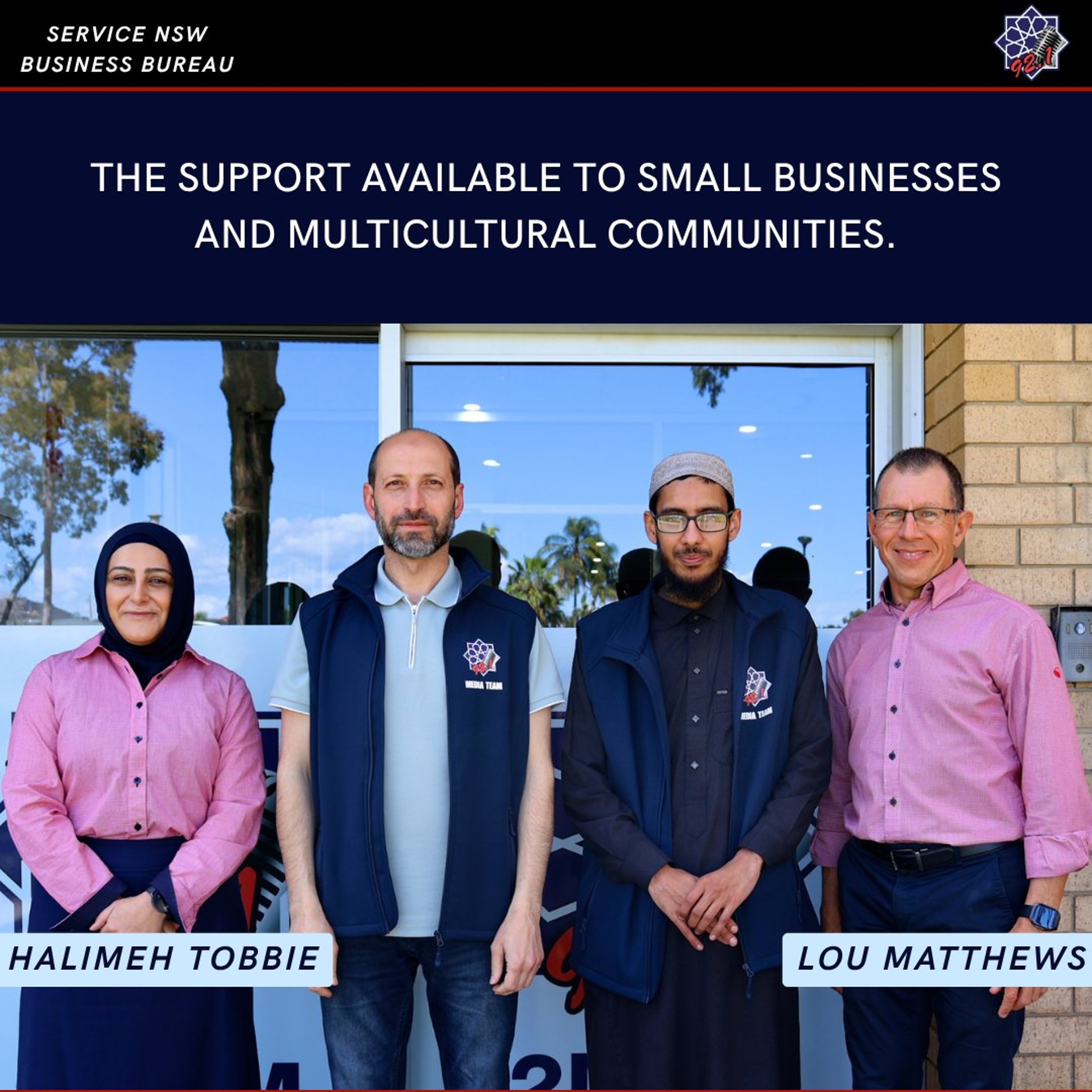 The Support Available to Small Businesses - Service NSW Lou & Halimeh
