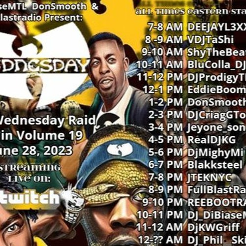 Wu Tang Wednesdays Live Twitch Set