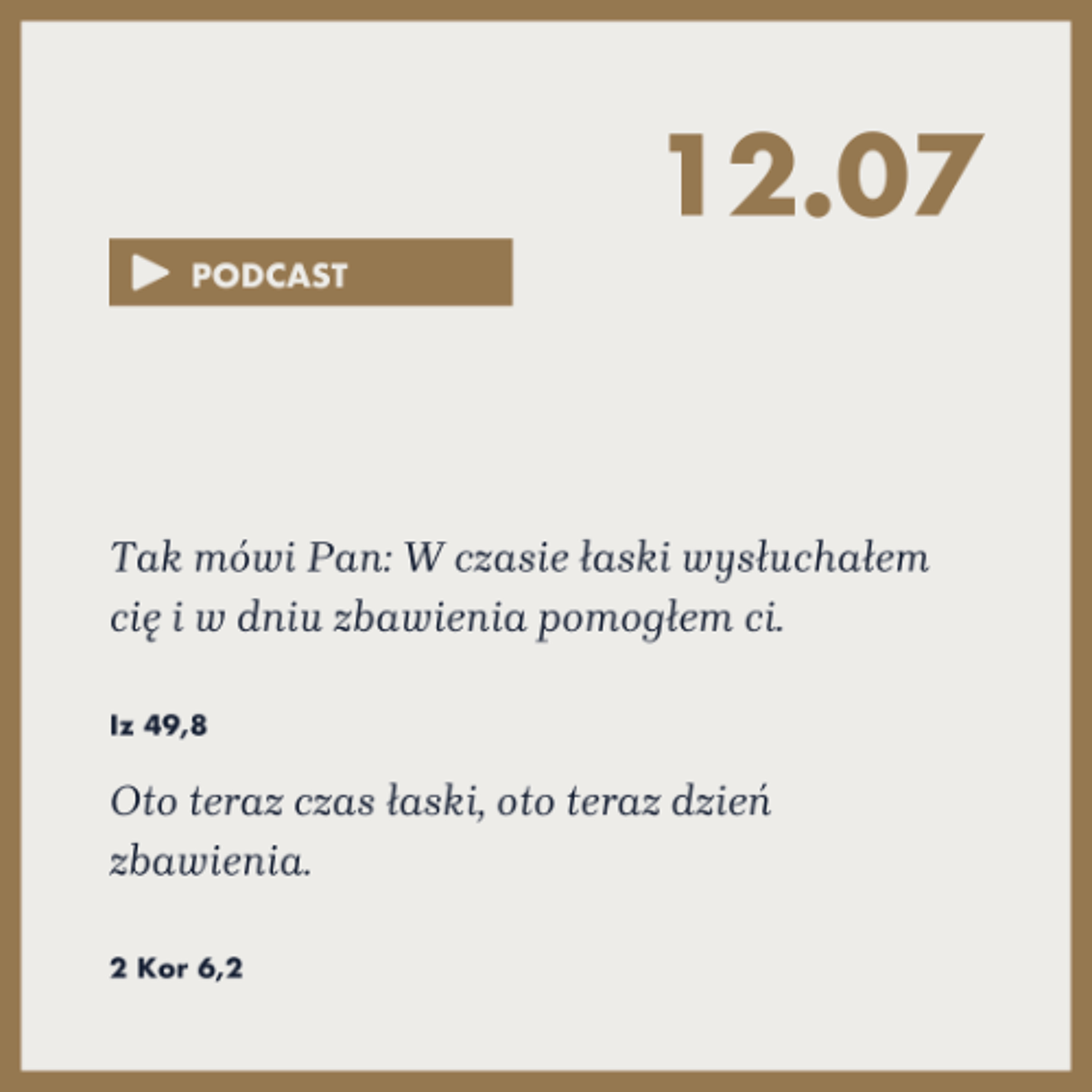 Poranek ze Słowem na 12 lipca 2025 episode artwork
