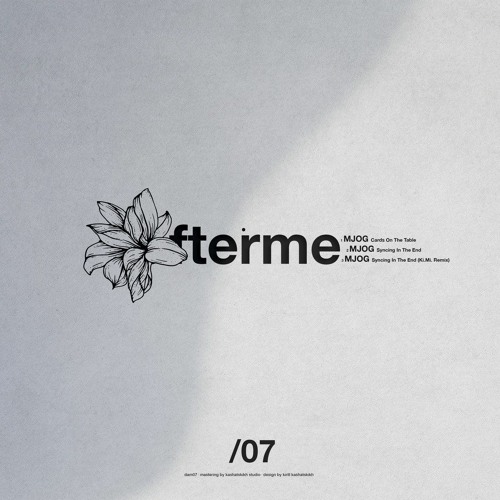 Premiere : MJOG - Syncing In The End Mix (Ki.Mi. Remix) (DAM07)