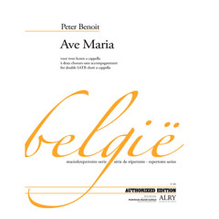 Peter Benoit - Ave Maria, Op. 1 for Double SATB Choir a cappella