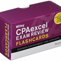 [Download] KINDLE 📰 Wiley CPAexcel Exam Review 2020 Flashcards: Business Environment